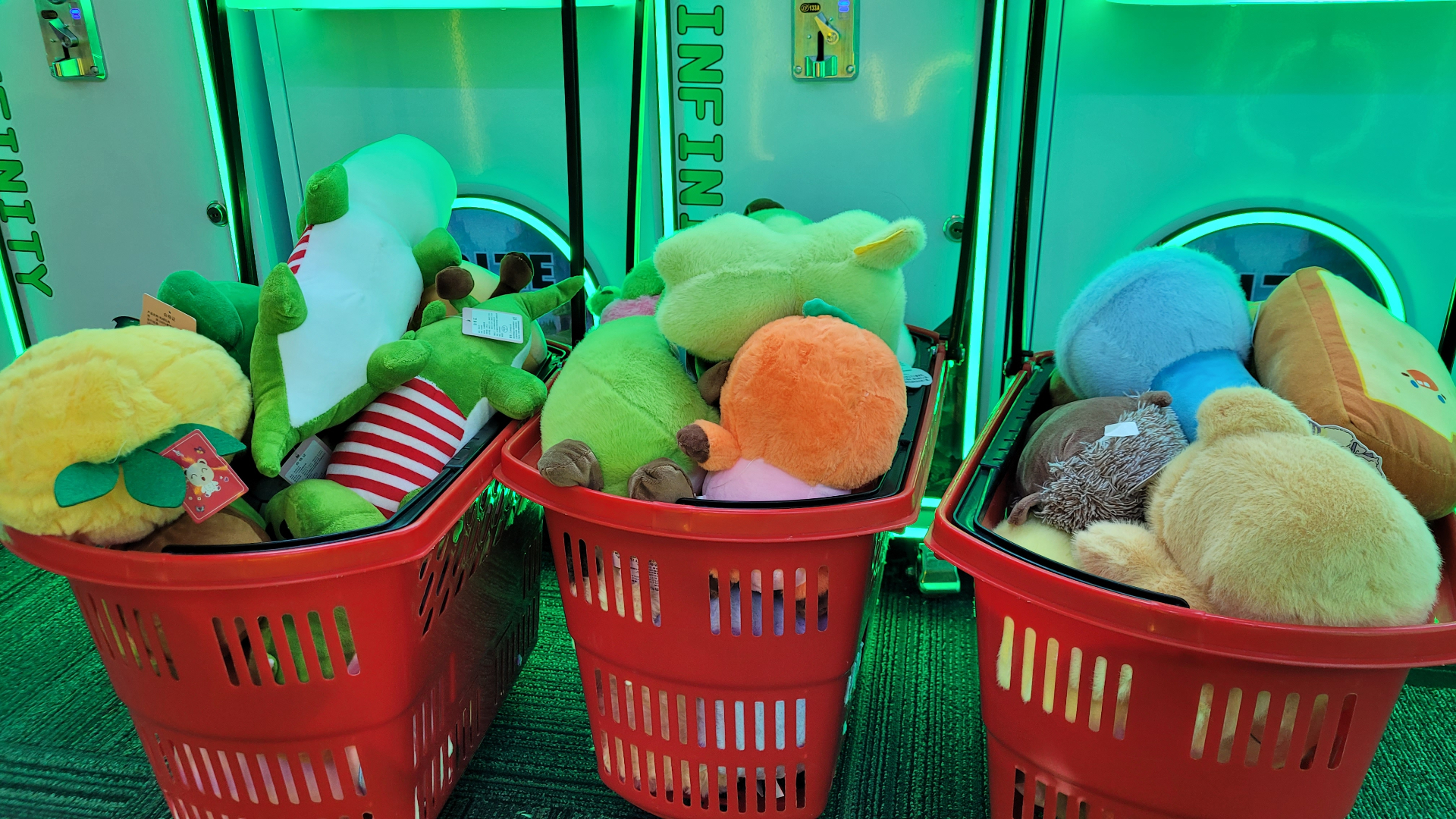 Arcade plushie haul